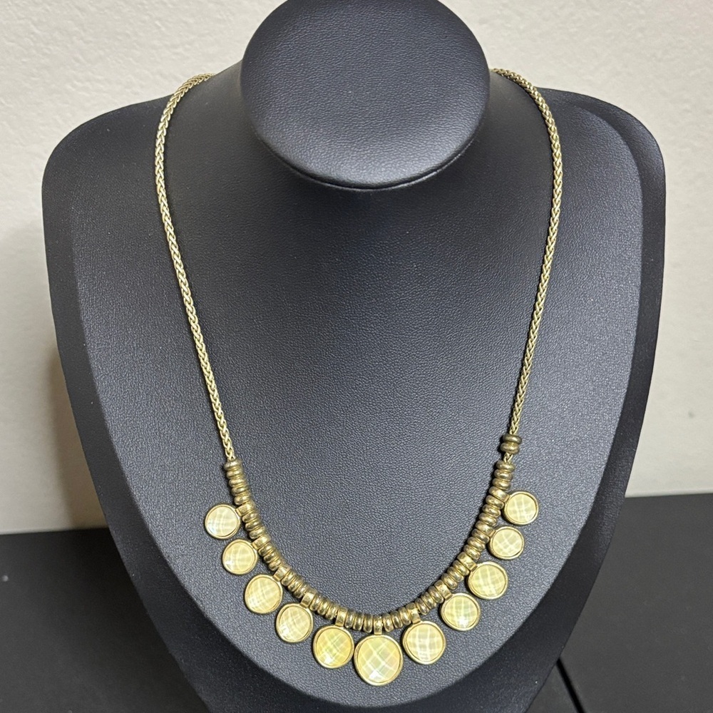 Lucky Brand Simple Slider Boho Beaded Rope Chain Necklace